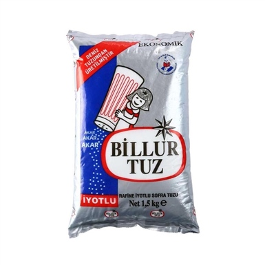BILLUR TUZ 1.5 KG