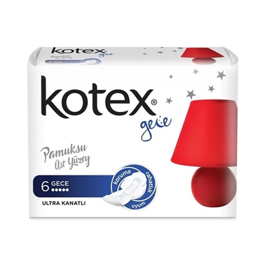 Kotex Ultra Kanatlı Gece 6'lı